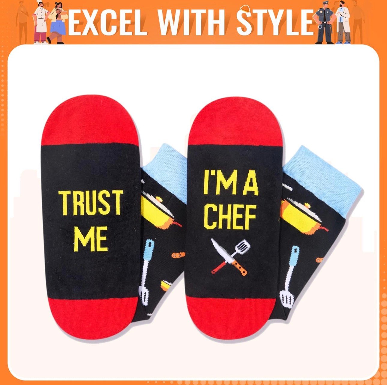 Zmart Appreciation Gifts Ideas - Socks for Chef - Image 5