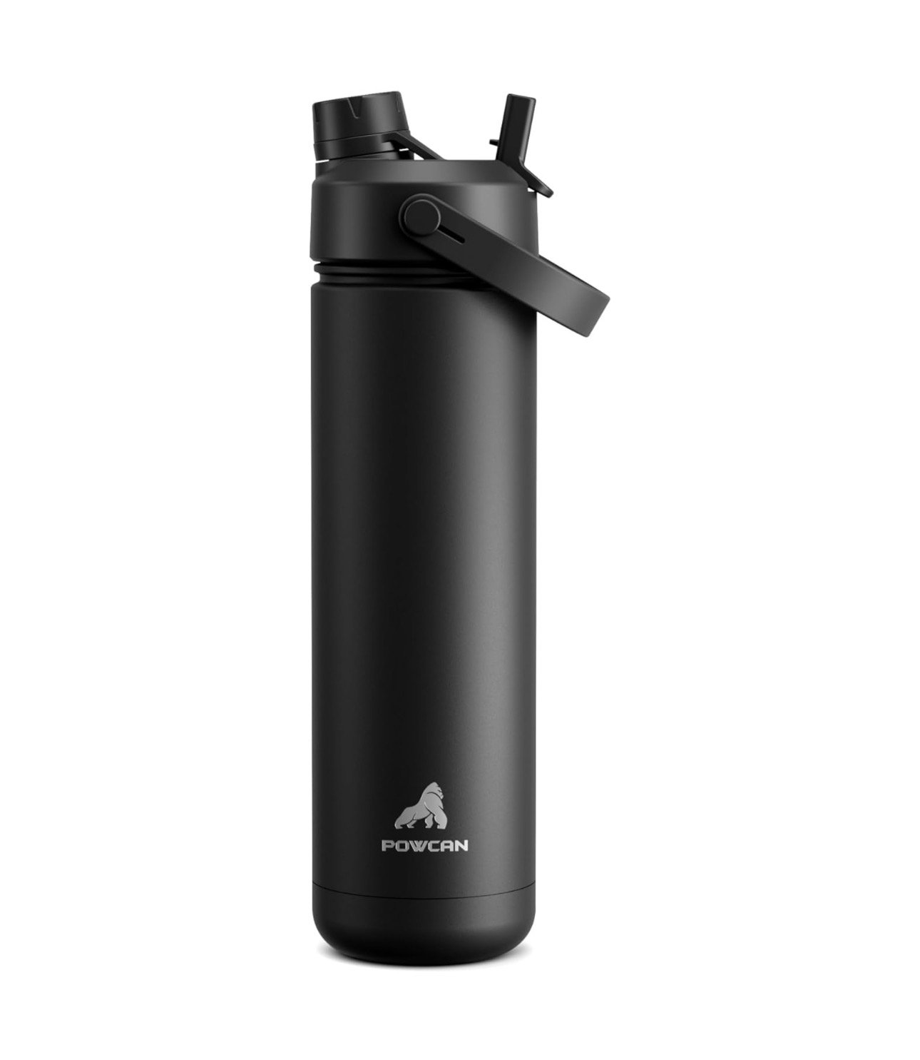 Leak-Proof, Fits in Car Cup Holder, Stainless Steel Water Bottle for Sports, Travel, and School (Dark Knight)