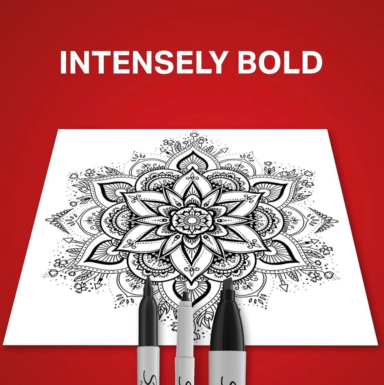 Sharpie Permanent Markers Variety Pack, Includes Chisel, Fine, and Ultra-Fine Tips, Marker Set, Writing, Coloring, Poster, Office, School Supplies, Black, 6 Count - Image 3