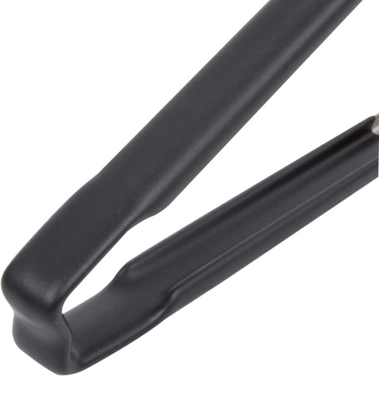 12-Inch 1-Piece Tong, Stainless Steel, Black Handle - Image 4