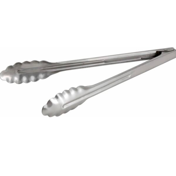 Winco Coiled Spring Extra Heavyweight Stainless Steel Utility Tong, Size Optional